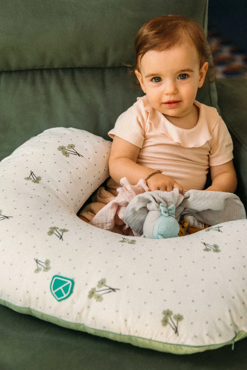 HUG BABY Breastfeeding Pillow - Blossom Green