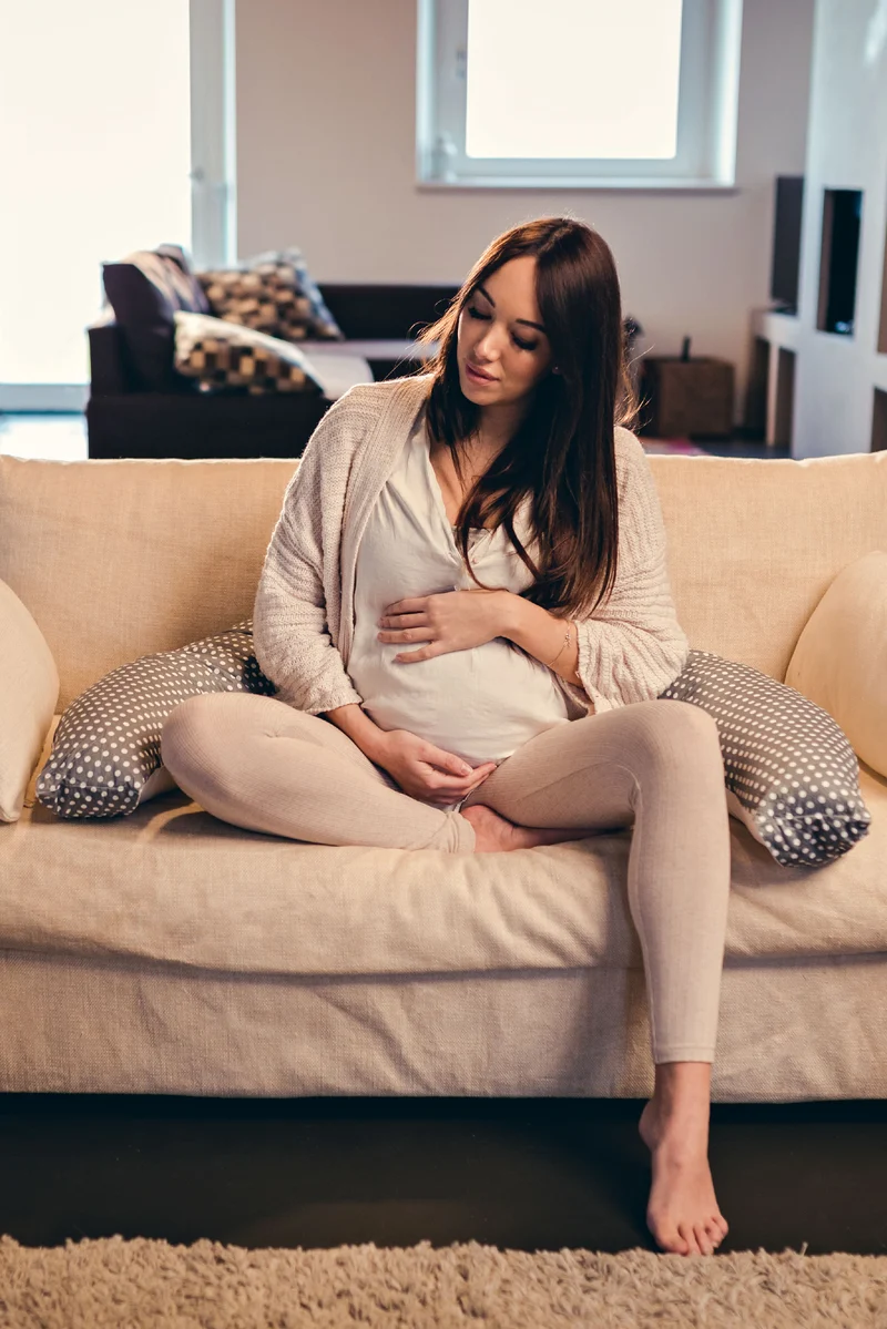 HUGS PLUS Pregnancy and Breastfeeding Pillow - Grey