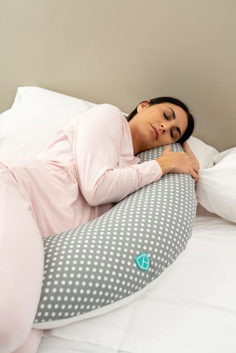 HUGS Pregnancy and Breastfeeding Pillow - Grey