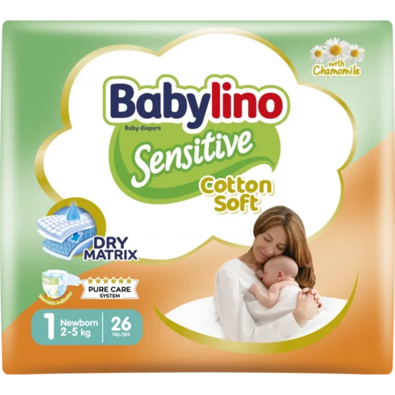 DIAPERS BABYLINO SENSITIVE N1 2-5KG (LISTA N PIETRO GAMBARETTO)
