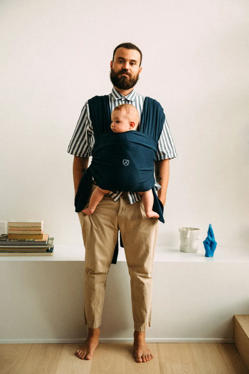 CUDDLE BAND 2 Newborn Baby Wrap - Dark Blue