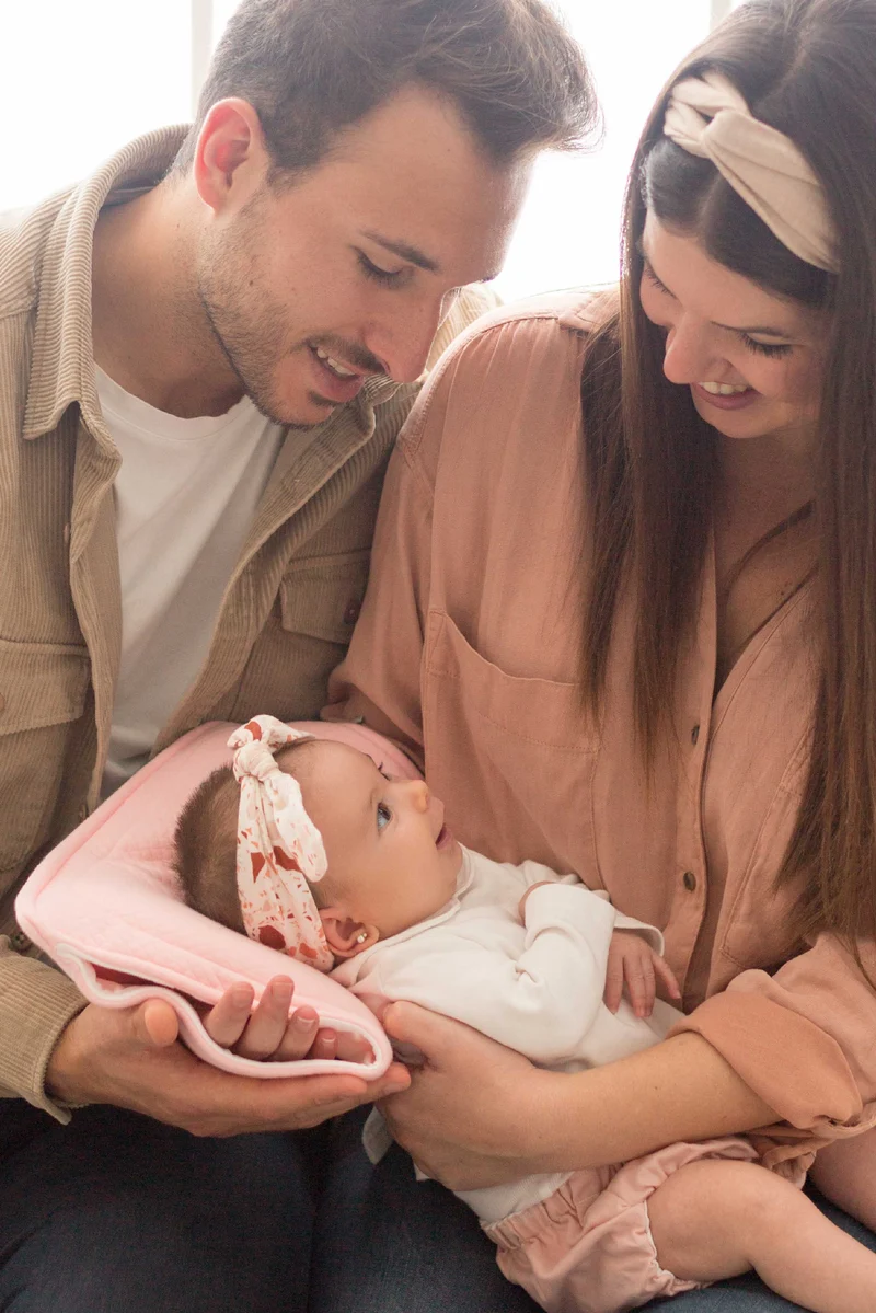 PERFECT HEAD BREASTFEEDING AIR Pillow for Plagiocephaly - Pink