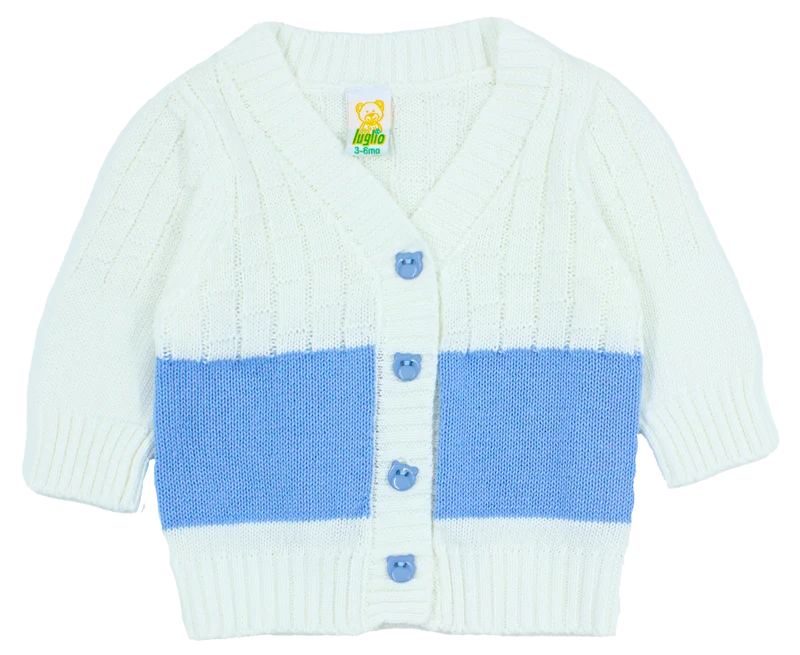 Cardigan con Ricamo Waffle, Luglio