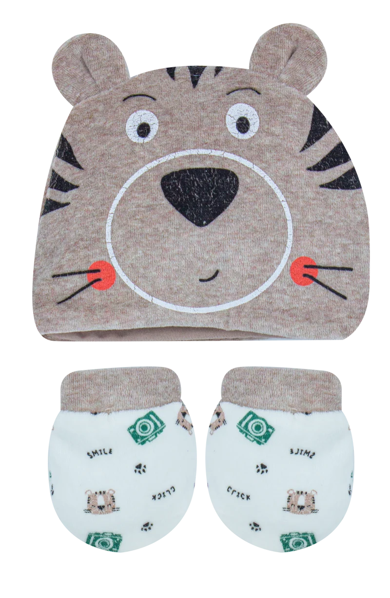 Cappello + Muffole Animali, Luglio