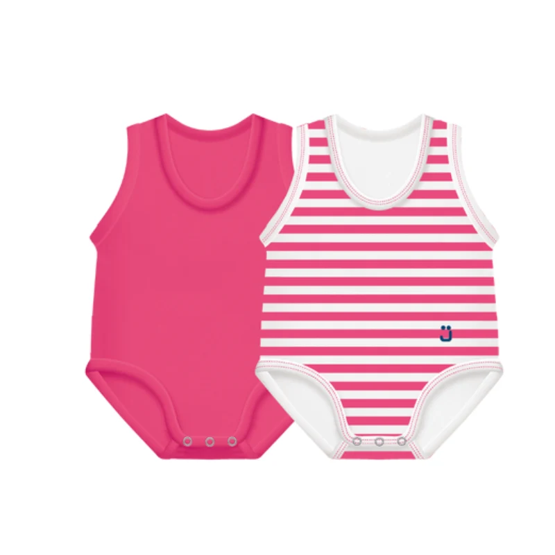 Pack 2 Pezzi Body Neonato Estivo 0-36 Mesi J BIMBI