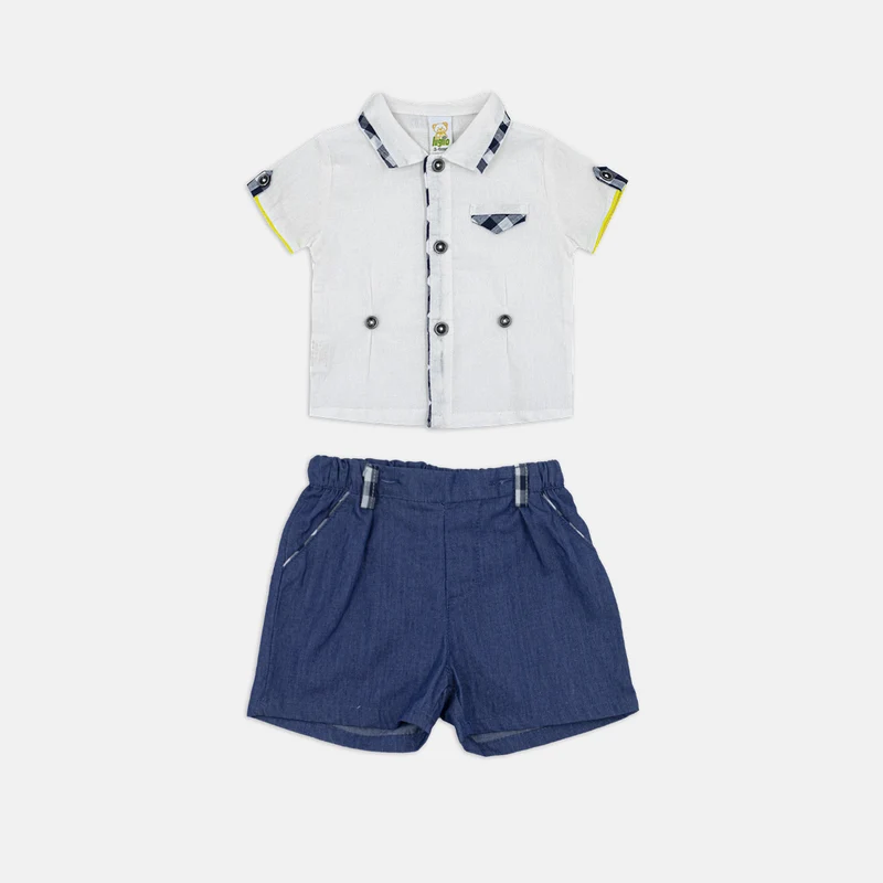 Completo Camicia + Pantaloncino Piccolo Giocatore, Luglio
