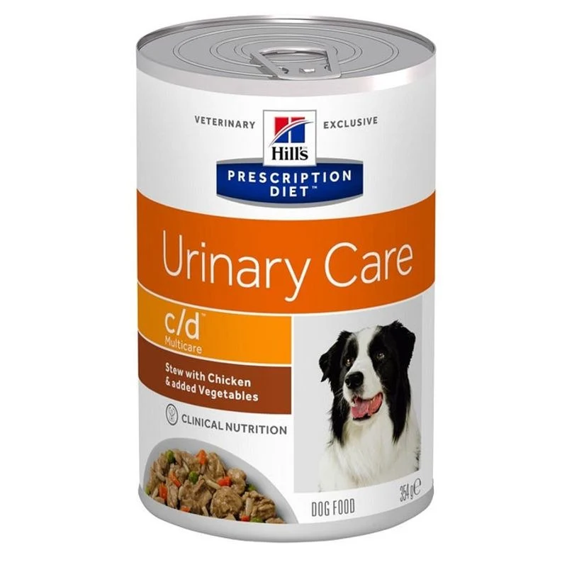 Hill's Prescription Diet C/D Urinary Cane Pollo e Verdure Lattina 354g