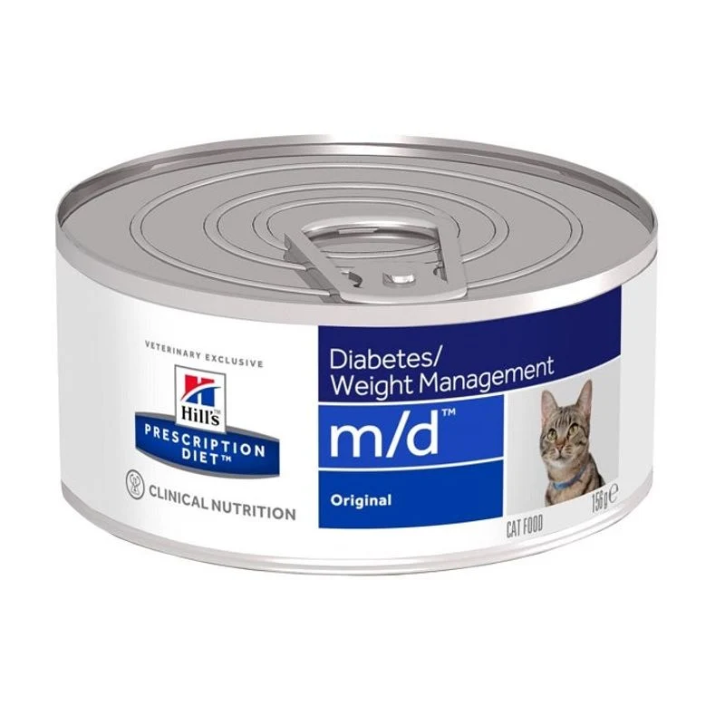 Hill's Prescription Diet M/D Gatto Minced Lattina 156g
