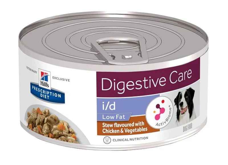 Hill's Prescription Diet I/D Low Fat Spezzatino Pollo E Verdure Per Cani Lattina 156g