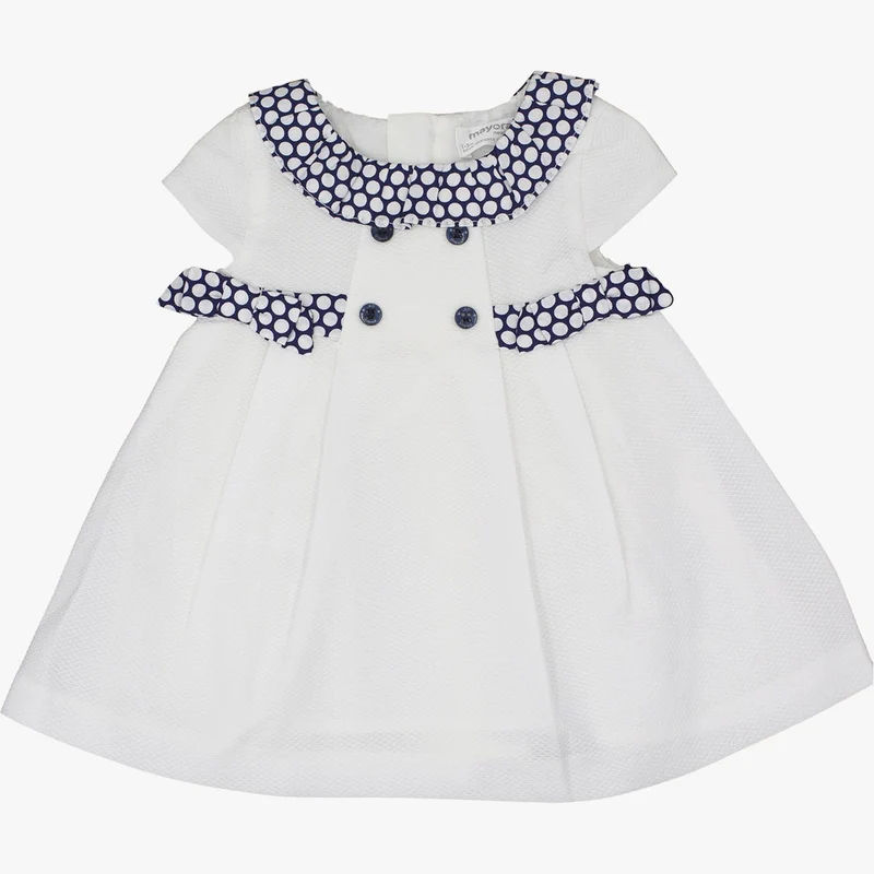 Vestito Mayoral Con Culotte E Cuffia Coordinata