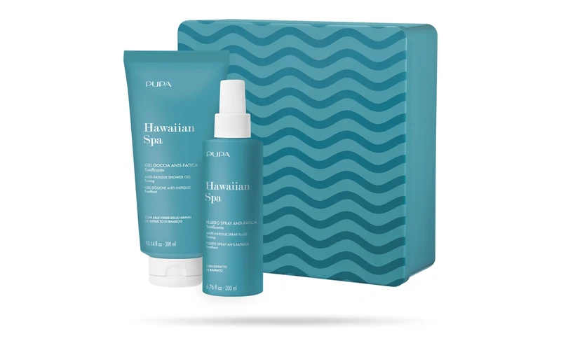 Pupa Kit 2 Hawaiian Spa Gel Doccia 300ml + Fluido Spray 200ml
