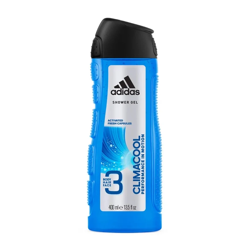 Adidas Climacool Shower Gel Uomo 3 In 1 Per Corpo Capelli E Viso 400ml