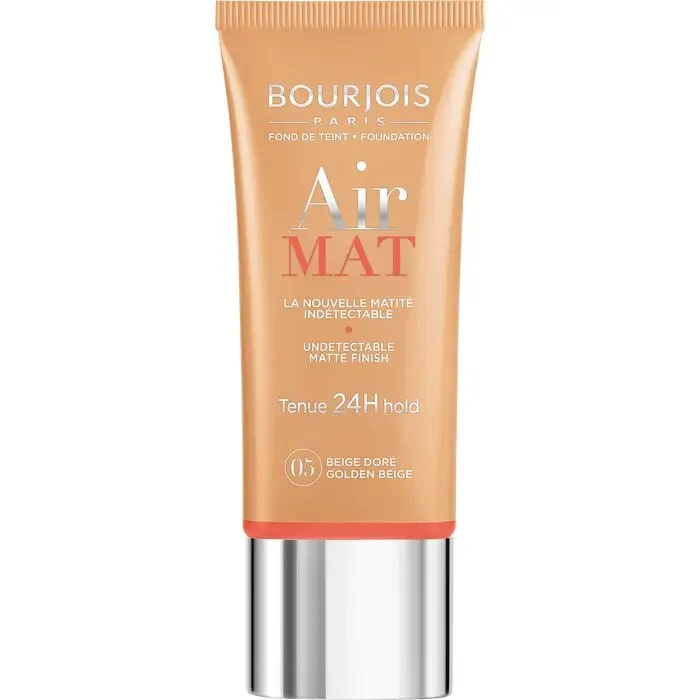 Bourjois Air Mat Foundation Fondotinta Liquido Opacizzante A Lunga Tenuta 05 Golden Beige 2.4g