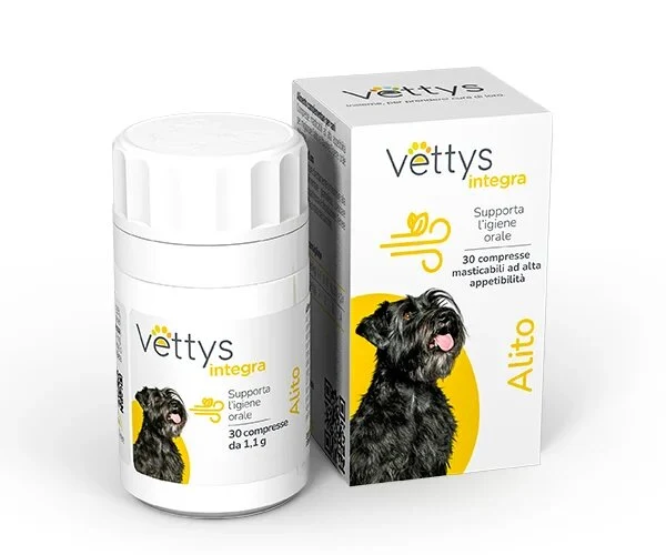 Vetty's Alito Supporto Igiene Orale Cane 30 Compresse