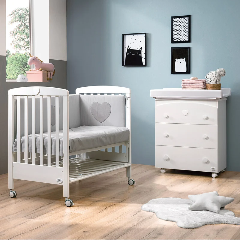 LETTINO + PIUMONE PRAIM CUORICINI (lista n M&J - 12599)