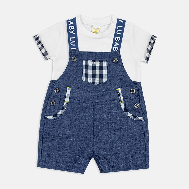 Completo T-Shirt + Salopette Piccolo Giocatore, Luglio