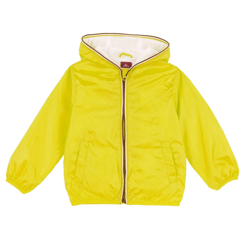 Giubbino Giallo Impermeabile di Poliestere Riciclato, Chicco