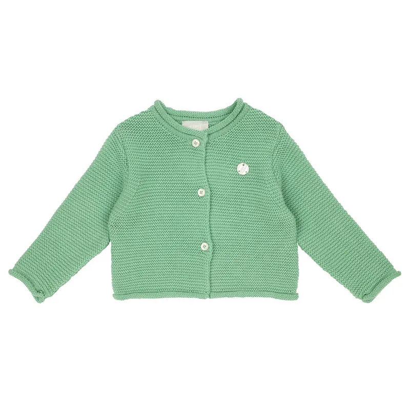 Cardigan Verde in Filo, Chicco
