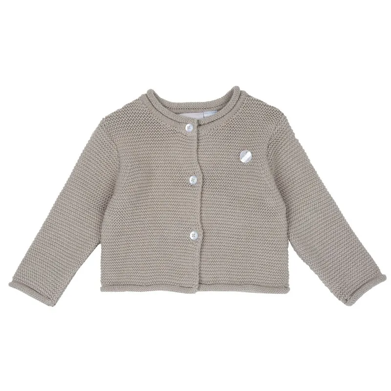 Cardigan Beige in Filo, Chicco