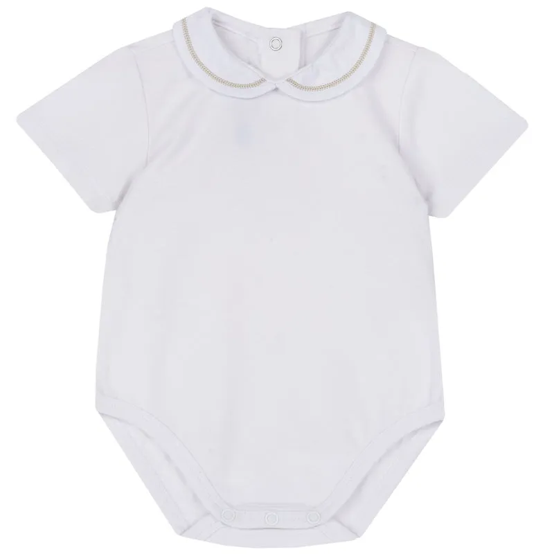 Body Esternabile di Jersey Mezza Manica Beige, Chicco
