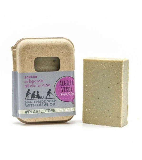 Sapone purificante all'argilla verde