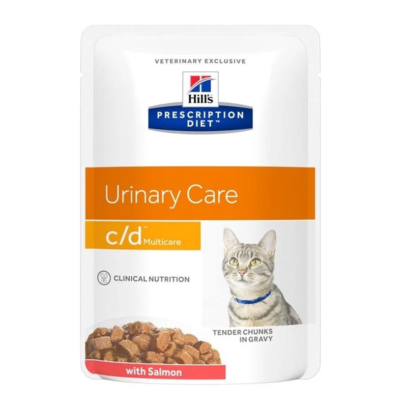 Hill's Prescription Diet C/D Urinary Care Gatto Salmone Bustina 85g