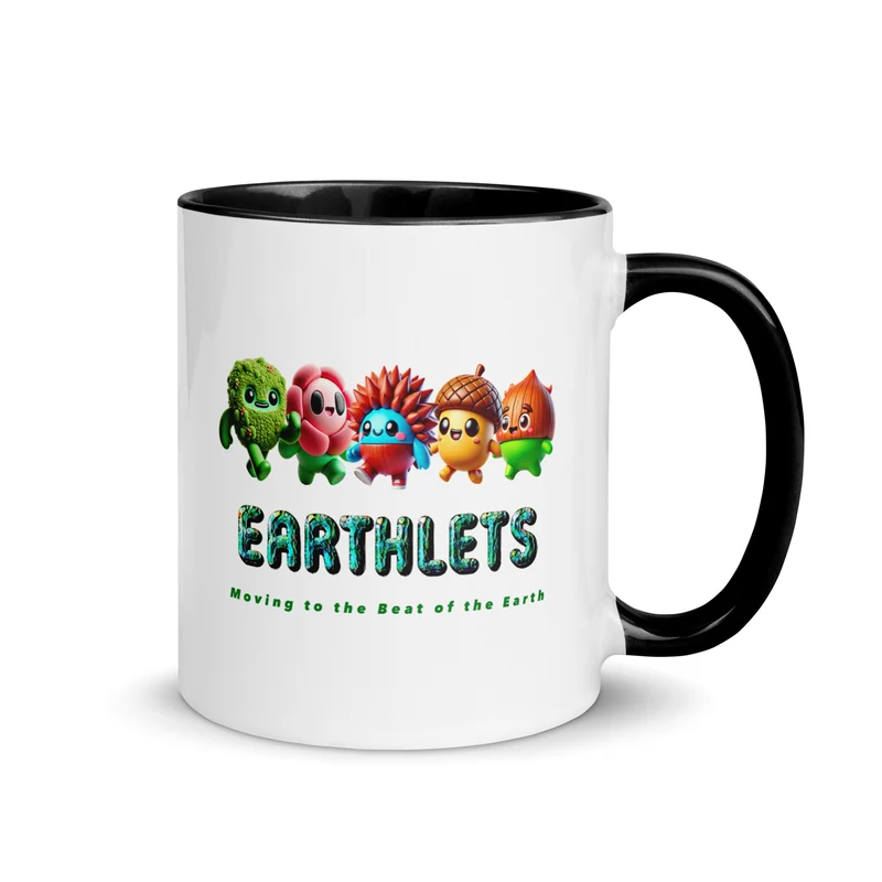 Earthlets Mug with Color Inside