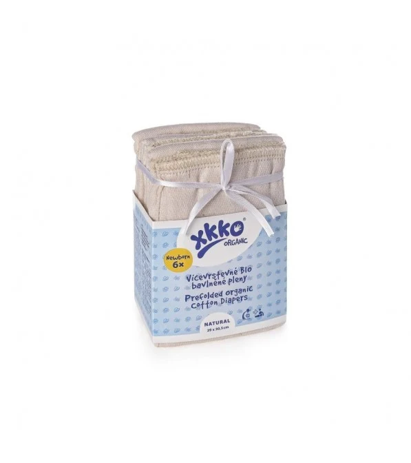 Pannolino lavabile Prefold Kikko Organic - 6 pz.