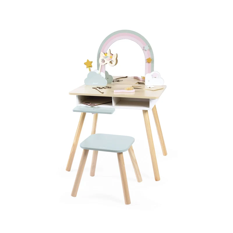JANOD J06464 TAVOLO DA TRUCCO - UNICORNO