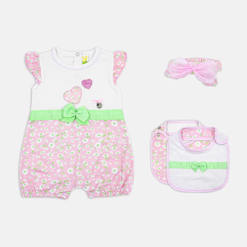 Coordinato Giardino in Fiore con Fascia, Luglio