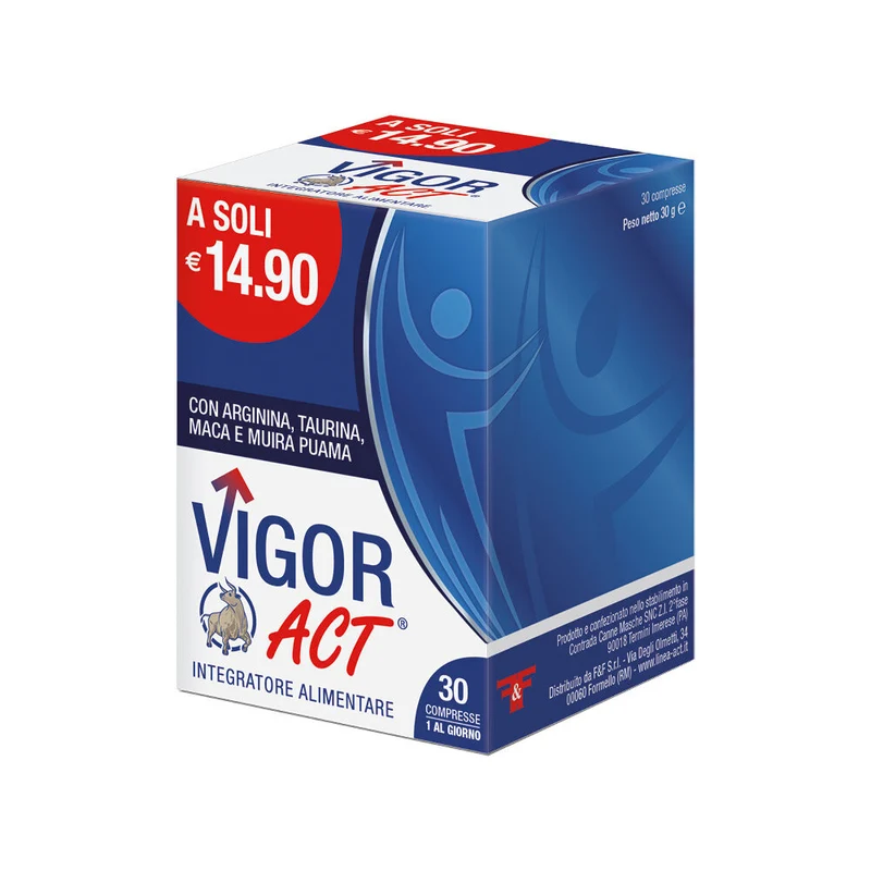 Vigor Act integratore alimentare 30 Compresse