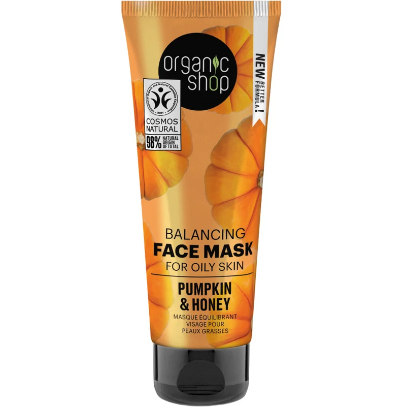 Maschera Viso Riequilibrante con Zucca e Miele