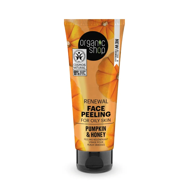 Peeling Viso con Olio di Zucca e Miele