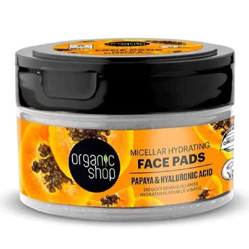Pads Viso Idratante con Papaya ed Acido Ialuronico