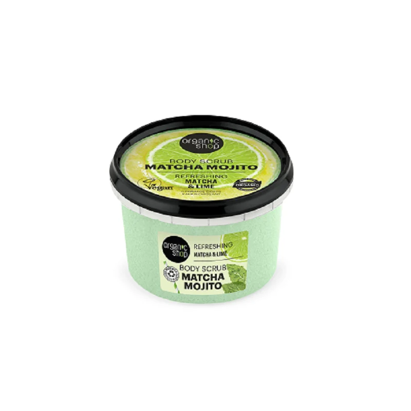 Scrub Corpo Rinfrescante con Matcha e Mojito