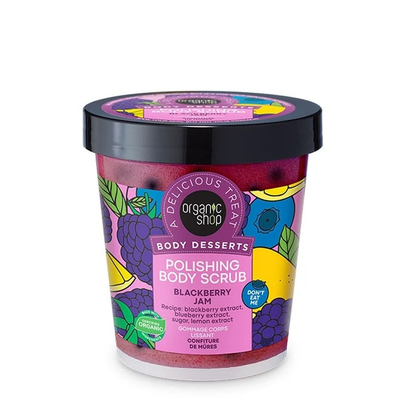 Scrub Corpo con Marmellata di More e Mirtilli