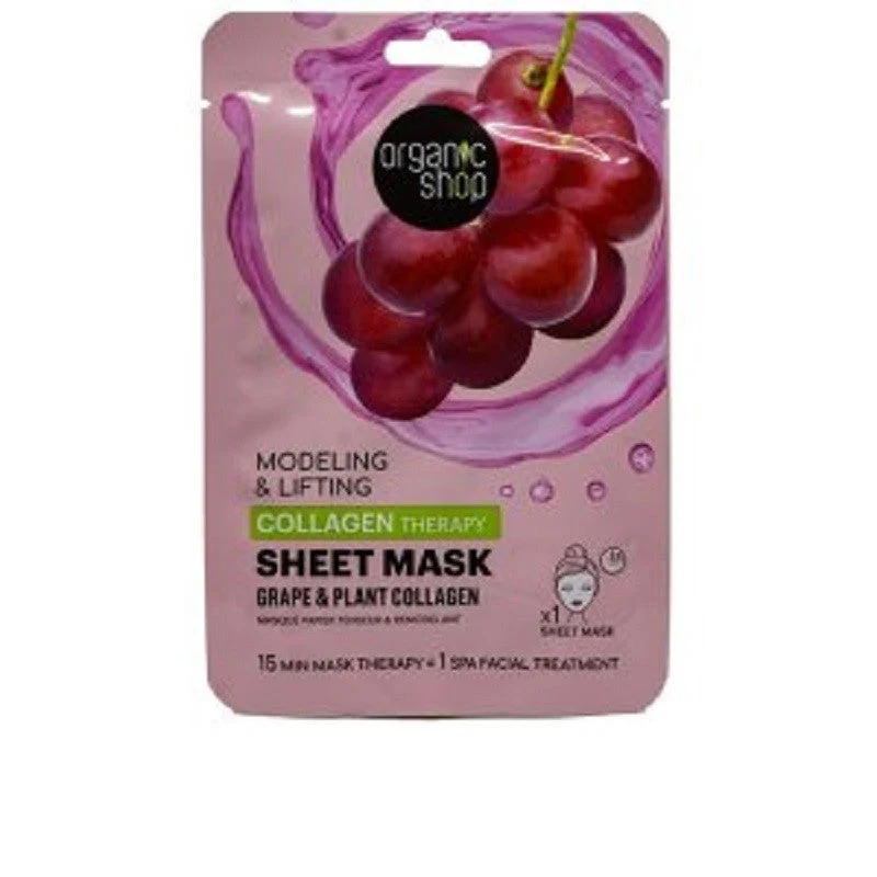 Maschera Viso Liftante in Tessuto al Collagene