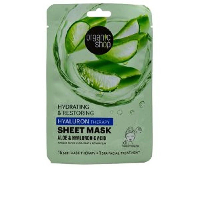 Maschera Viso Riequilibrante in Tessuto con Acido Ialuronico