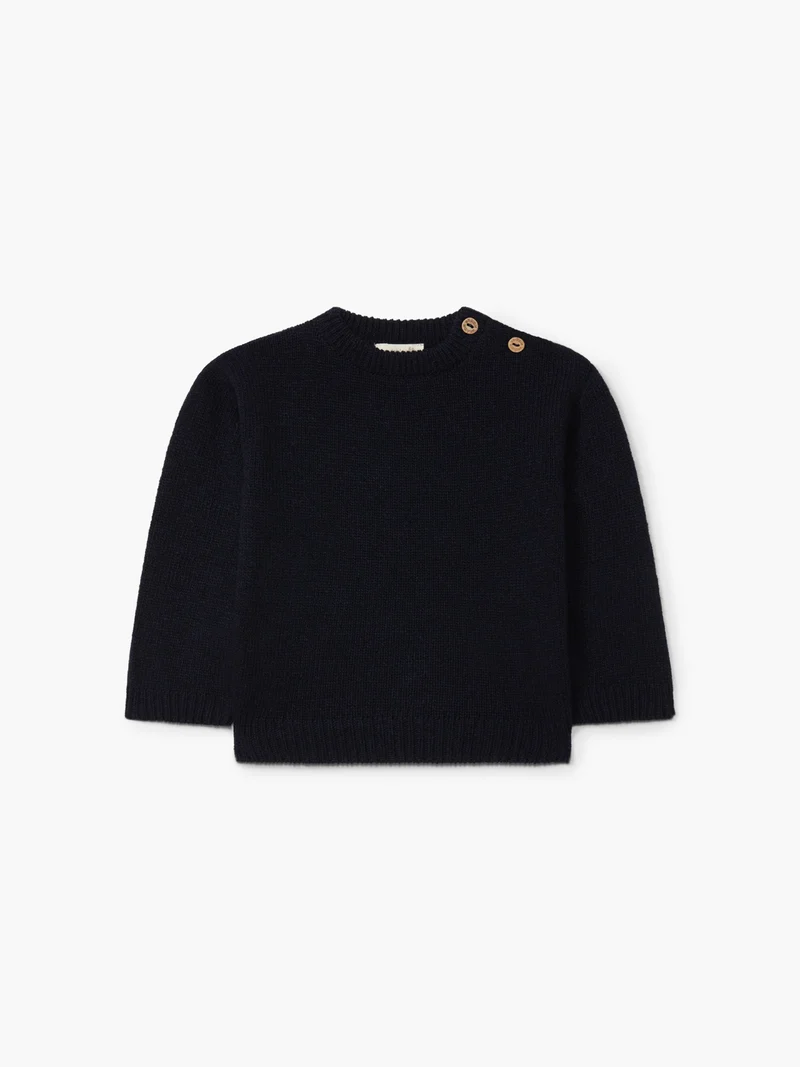 Maglione girocollo - blu navy - tg. 24 mesi