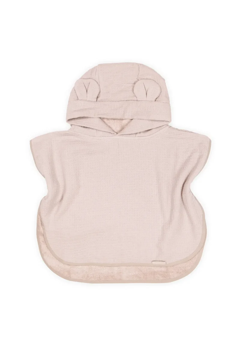 Poncho waffle - wintage pink