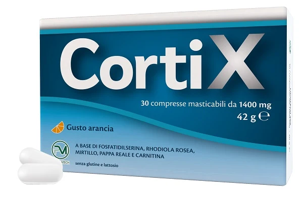 Cortix integratore alimentare utile per le capacità fisiche e mentali 30 compresse