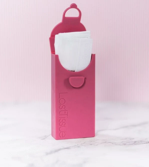 Fazzoletti con custodia pulito/usato in silicone