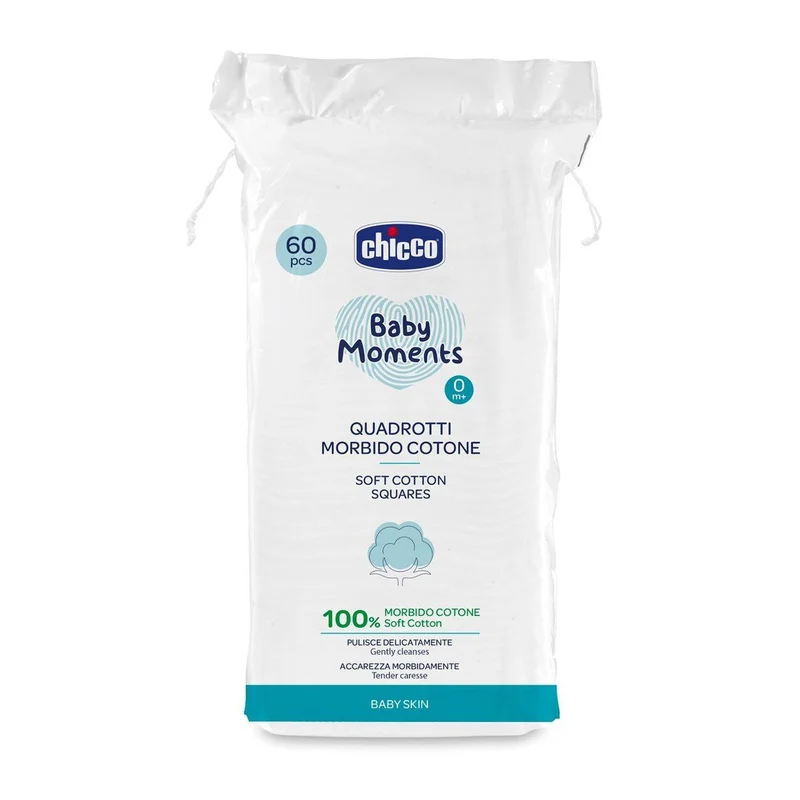 Quadrotti Morbido Cotone 60pz, Chicco