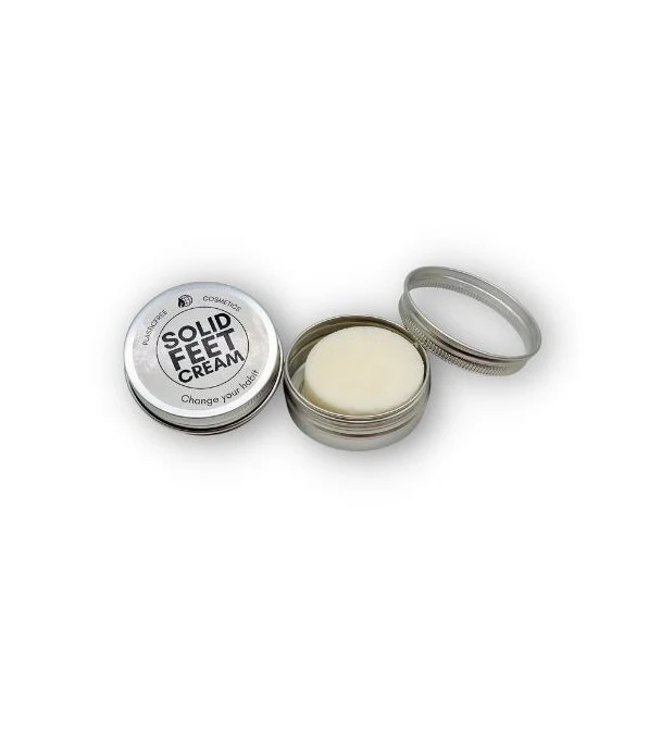 Crema piedi solida emolliente e idratante