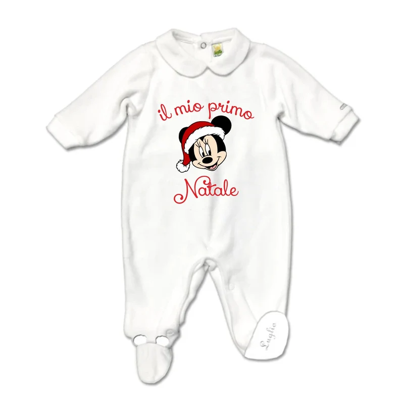 Tutina Natalizia Il Mio Primo Natale Minnie Femminuccia