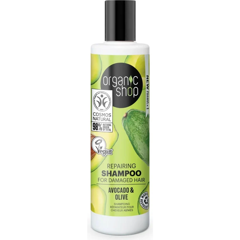 Shampoo Riparatore con Avocado ed Oliva