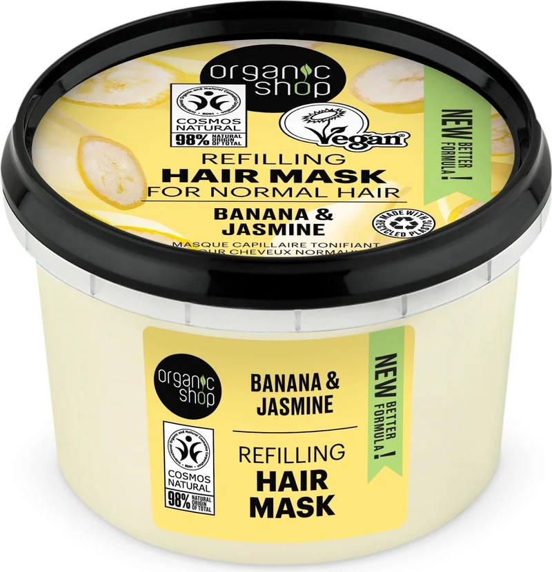 Maschera Capelli Idratante con Banana e Gelsomino