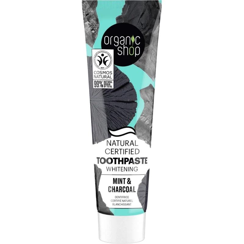 Dentifricio Sbiancante con Menta e Carbone
