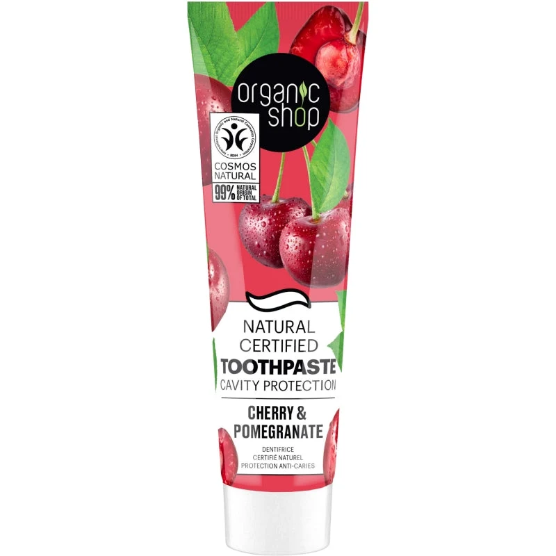 Dentifricio Protezione Naturale con Ciliegia e Melograno