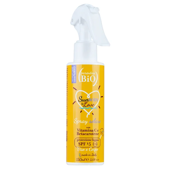 Spray Solare Spf 15 – Spray Solare Protettivo per Pelle Abbronzata